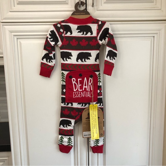 π» NWT Lazy One Bear Essentials Flapjack Union Suit - Picture 10 of 13